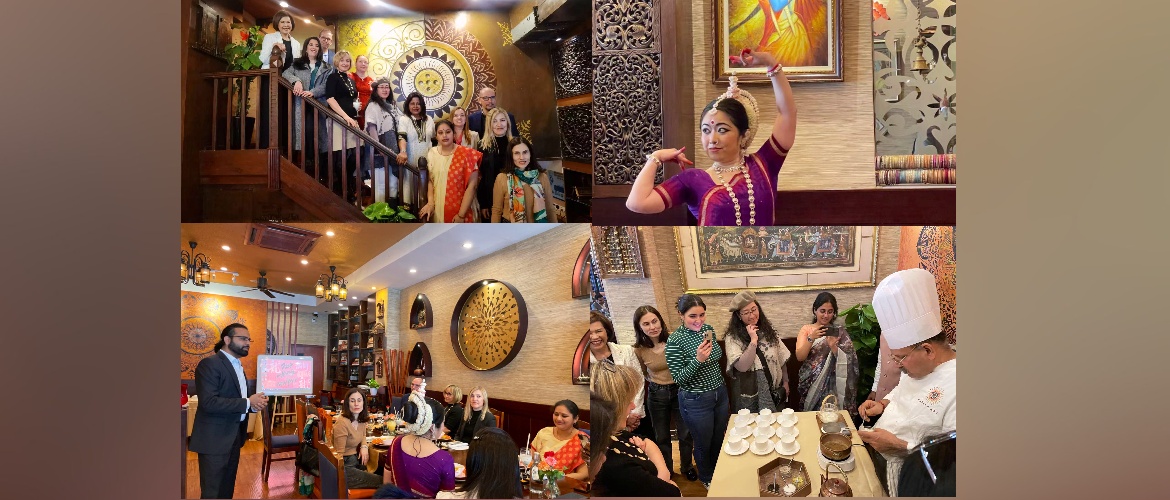 CGI Shanghai organised a luncheon interaction for Consular spouses in Shanghai to present Indian cuisine and culture. Highlights were an odissi dance demo, a presentation on India's diamond industry and a Tea ceremony.