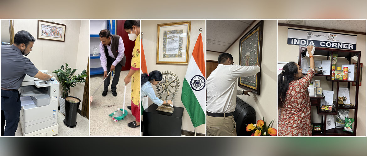 CGI Shanghai organized cleaning of office space as part of Swachhata Hi Seva campaign. Led by CG Dr N.Nandakumar officers, staff & family members enthusiastically participated.