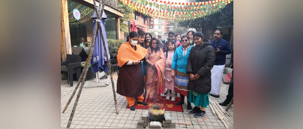 Celebration of Pongal by Indian Community in Shanghai (16th Jan 2022)